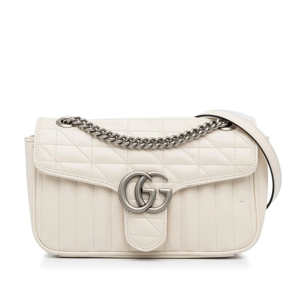 Gucci Small GG Marmont Aria Matelasse Crossbody Bag (SHG-LHf70H) - Picture 1 of 3